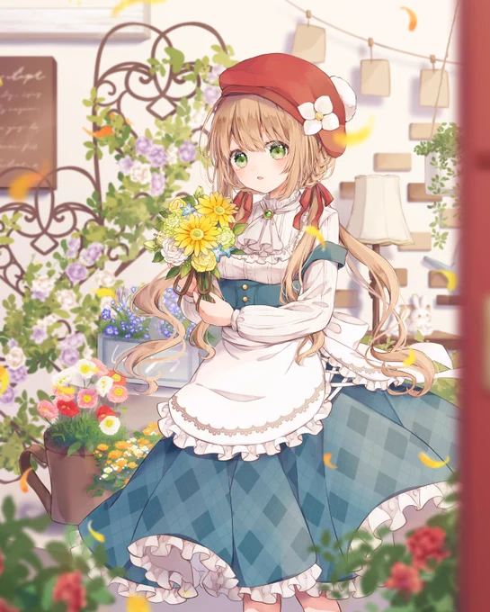 タグ企画 #一次創作絵師拡散フェス03 に参加します洋風デザインの可愛い女の子を描くのが大好きです!普段はお仕事絵ばかりですが思い出した頃にちょこちょこ創作しています〜 
