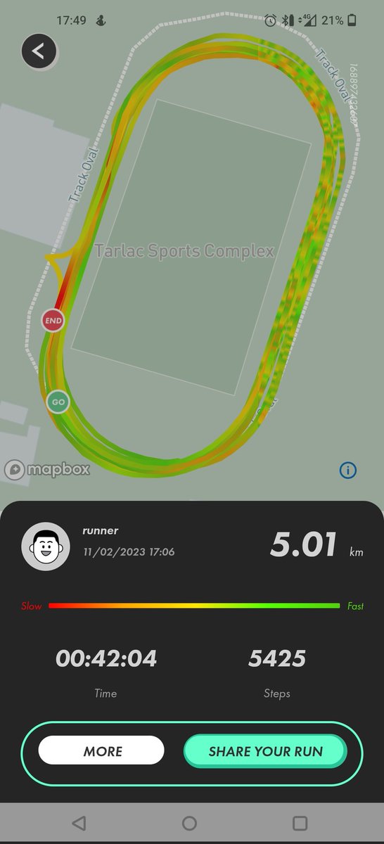 TryPikabeast's tweet photo. #STEPNhearts5K
Still aiming for sub 35 for 5km! https://t.co/GGFo7VRb1f