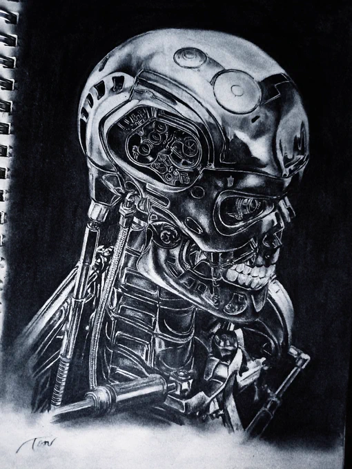 #Terminator #pencilart 