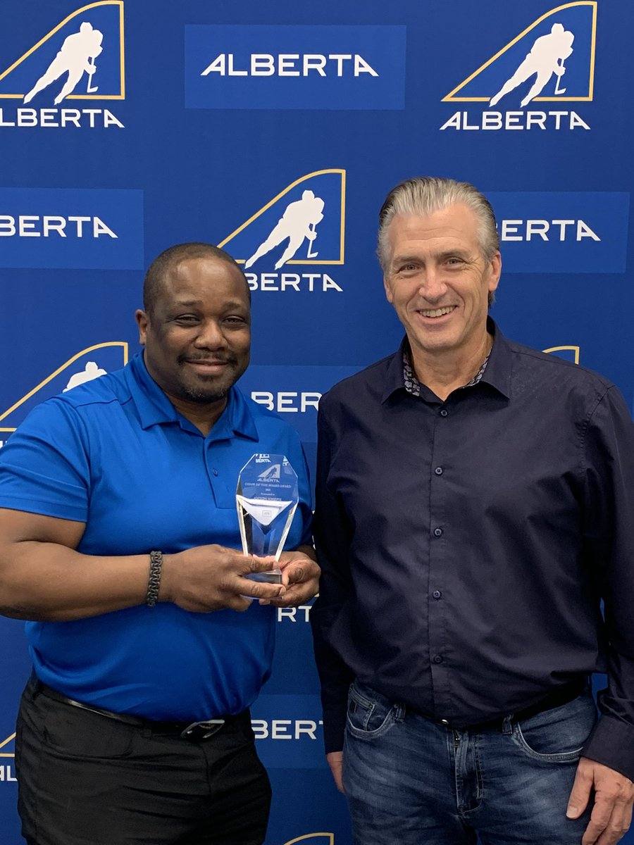 anton_joseph's tweet photo. Hosted Calgary and area schools at the Calgary Unified Sport Student Conference in the morning and in Red Deer for Hockey Alberta EDI committee meetings in the evening! Was surprised to received the Chairperson’s Award for my work in the Equity, Diversity and Inclusion space! https://t.co/mo1ZqXaX8w