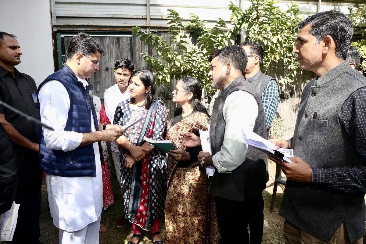 SachinPilot's tweet photo. This morning at my home. https://t.co/9OVa1h3xVv