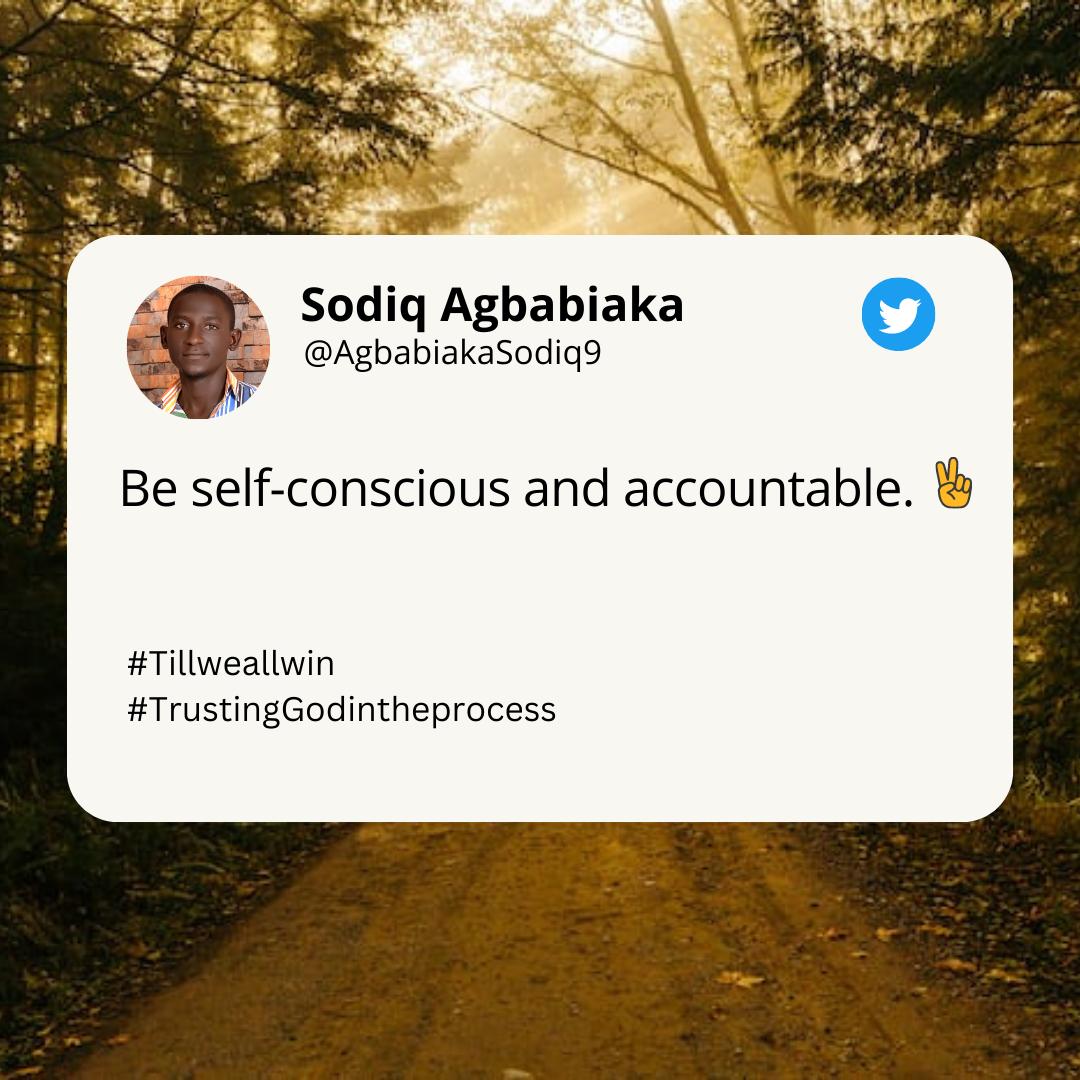 AgbabiakaSodiq9's tweet image. Life is too short for negative thoughts.

Positive thoughts bring positive life.

You are responsible for the state of your thoughts.

Peace be unto you. ✌️ 

#tillweallwin 
#beintentional 
#DoItDifferent 
#BeMore 
#TrustingGodInTheProcess