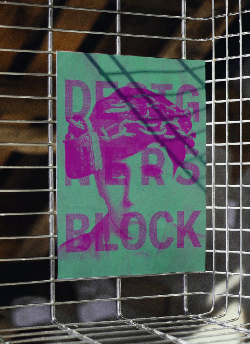 NoThinking2day's tweet image. When you have designers block just design something, it doesn&apos;t have to be anything award winning just dive in and create something. #designersblock #designblock #posterdesign #graphicart