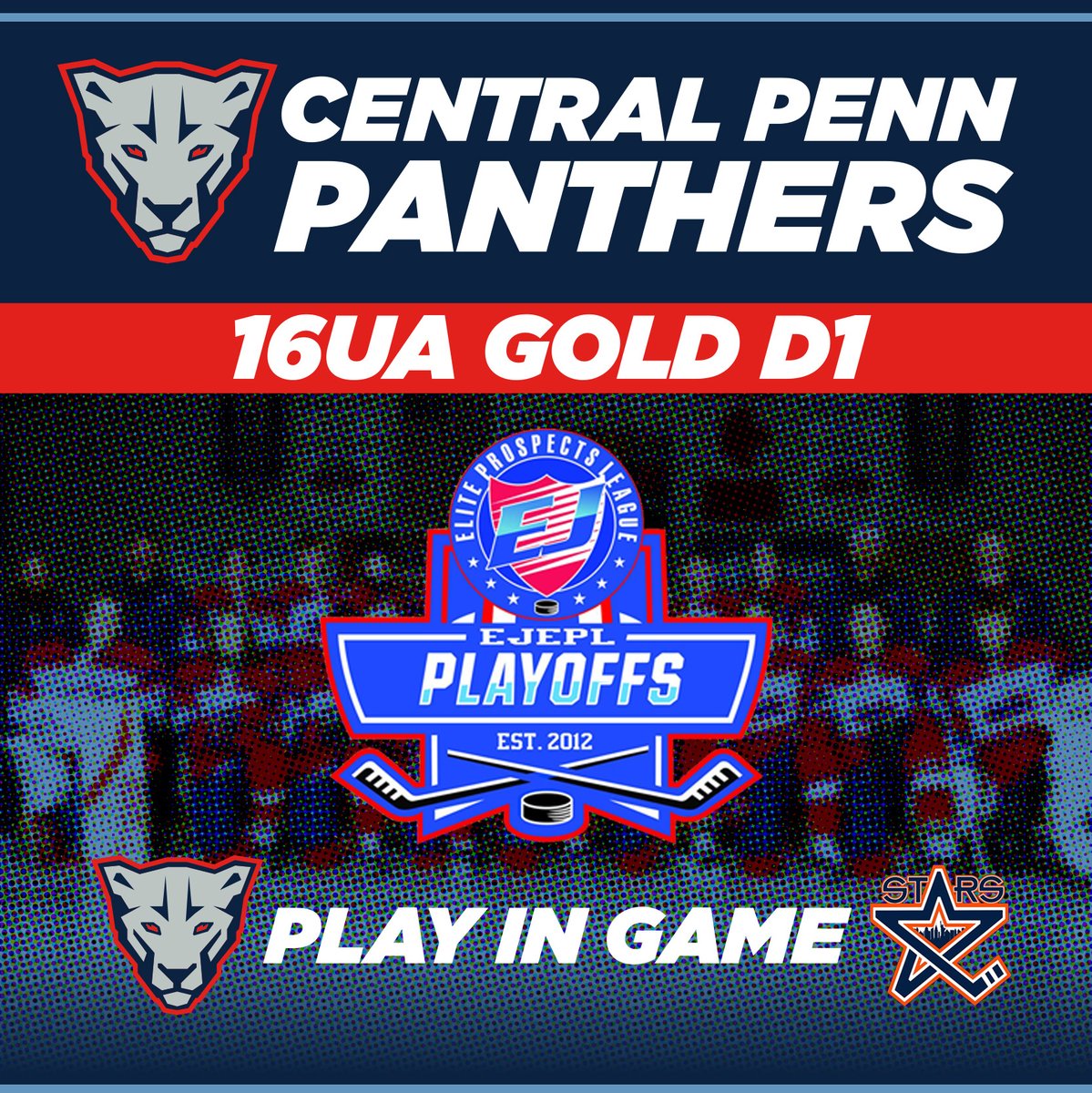 CPPhockey's tweet photo. HUGE Game for the 16u team — #EJEPL Playoff play in game! 10a CPP will host the NY Stars in Atlantic City! #LetsGo #OneTeam https://t.co/pyQEC0C2dc