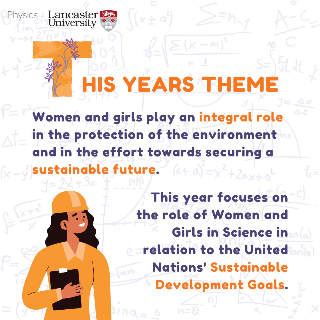LancUniPhysics's tweet photo. Happy #WomeninScience day from all at Lancaster Physics!👩‍🔬 Today we celebrate the incredible work of all the women in our Department - from undergraduates to academics and everyone in between🌟

Find out more about the observance here: https://t.co/MBVN227FpI https://t.co/L61TbeKtyt