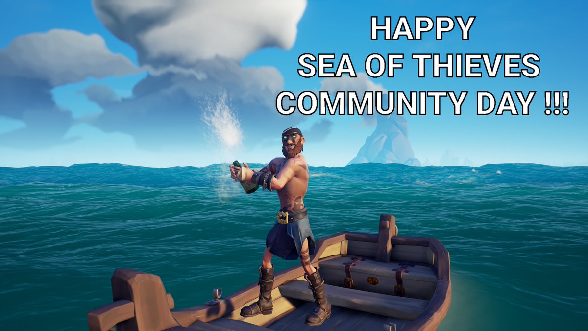 HLariash's tweet photo. It's that time again ! 🍻🍻🍻
Happy #SeaOfThievesCommunityDay !!! 🏴‍☠️
Have fun on the Seas ! 🌊 https://t.co/zfZ5cTpBiB