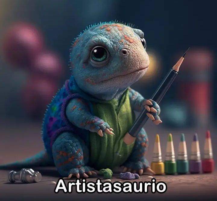 Malexolliy's tweet photo. Artistasaurio 😎👍 https://t.co/8WSbs4J0uZ
