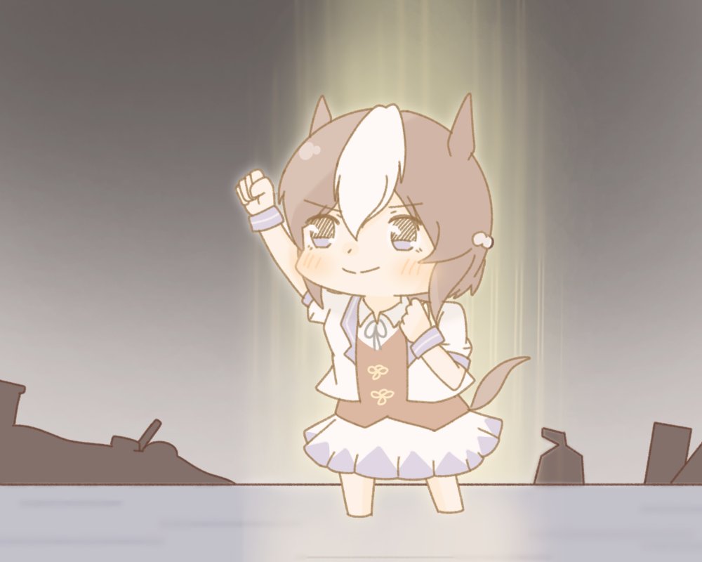 スペシャルウィーク(ウマ娘) 「パロディ絵4枚でわかるウルトラマンティガ最終決戦 」|まーさ。のイラスト