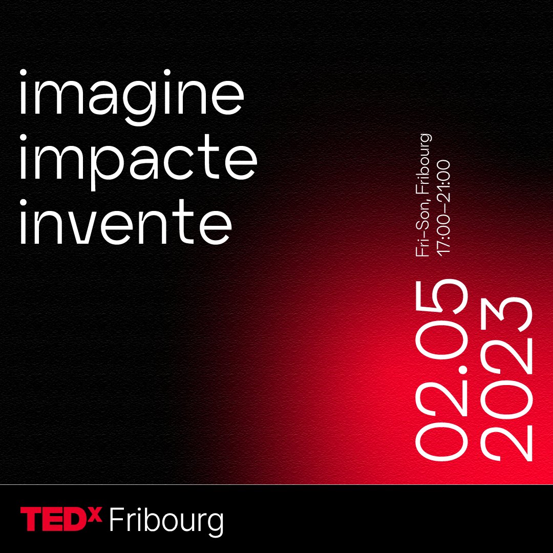 TEDxFrib's tweet image. Save the date. @TEDxFribourg est de retour! L'événement se déroulera le mardi 2 mai 2023 dès 17h00, à @FRI_SON (Fribourg). Nous vous préparons une super édition avec plein de surprises. Plus d’infos tout bientôt et un nouveau site web.