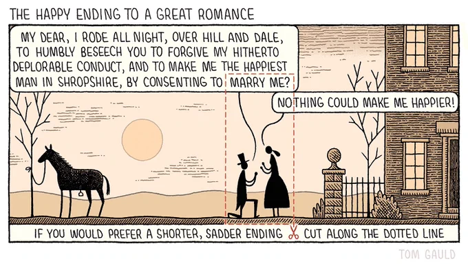 #Romance (my cartoon for @GuardianBooks) 
