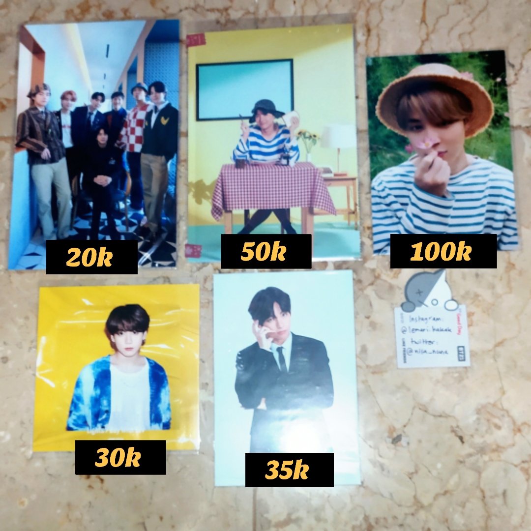 nisa_nuna's tweet photo. [Help! RT]
WTS! (want to sell) 
✔️Dom jateng
✔️Ready kamar
✔️keep even 🍊

Tag. Wts wtsbangtan wtsbts wtsbtsina photocard photocardbts postcard postcardbts
#wts #wtsbts #wtsbangtan #wtspc #wtsposca #photocard #photocardbts #postcard #postcardbts #cahol https://t.co/VF8CEeP1Ma