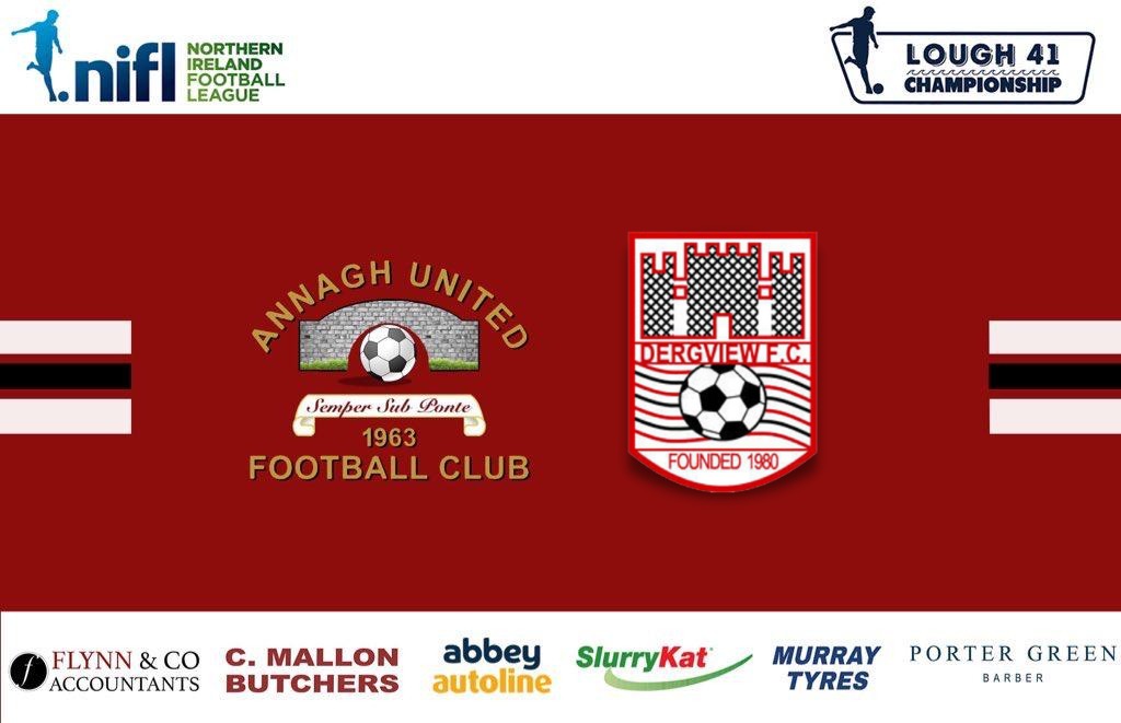 ⚽ 𝙄𝙩'𝙨 𝙈𝙖𝙩𝙘𝙝𝙙𝙖𝙮 ⚽

We're back in action today as we host <a href="/DergviewFC/">Dergview F.C</a> in Game 2️⃣6️⃣ of the NIFL Championship.

🏆 <a href="/lough41/">Lough41</a> Championship
⚽ <a href="/DergviewFC/">Dergview F.C</a>
📆 11/02/2023
🏟 BMG Arena
⏰ 15:00 KO
🎟️ £8 / £5 conc / U12s free

Get down to support the lads. 💪🏼👏🏼

🔴⚪⚽