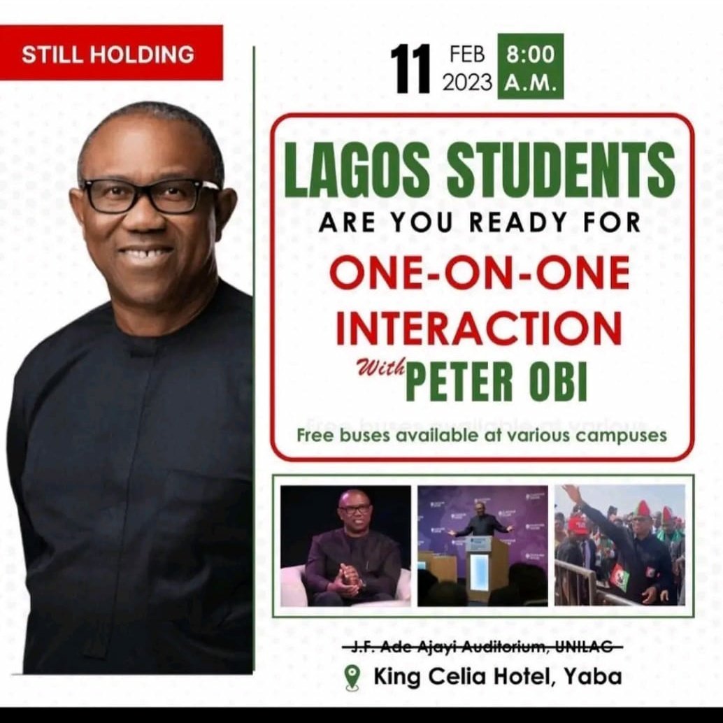 PeterObi's tweet photo. Today, the LP and Obidient Family will conclude the State rallies in Lagos. It's been a whirlwind and a very value-added experience across the 36 States. Thank you Nigerians for engaging constructively. The Mission to take back Nigeria is real and the core objective is in sight. https://t.co/V50tqd6R3C