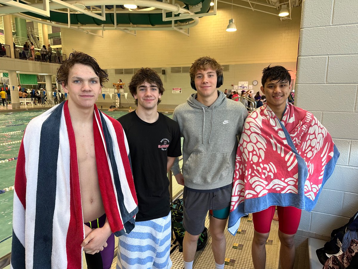 SwimDive_NHS's tweet photo. Metro Championship 2023
1st relay of the day is the boys 200 Medley https://t.co/skE9DLyyRo