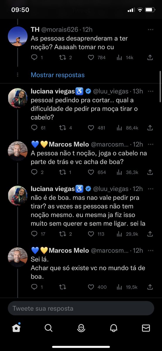 MuterleTata's tweet photo. Fui abrir os comentários e o melhor é um careca querendo falar de noção de cabelo kkkkkkk https://t.co/Z6VLSajfpP