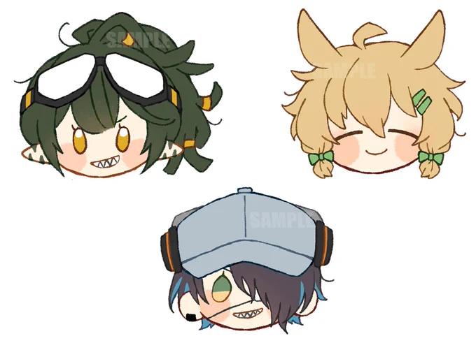 グッズ用に原稿合間にもそもそ描いてます～リクエストありがとうございます! 