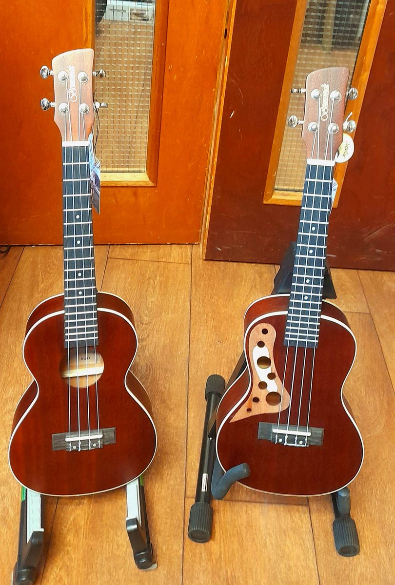 BoothsMusic's tweet photo. Thank you to our friends at @BarnesMullins for sending over this pair of lovely Brunswick mahogany ukuleles. #ukulele #tenorukulele #concertukulele #brunswickukuleles #ukuleleshop #musicshop #music #boltontowncentre #bolton #est1832 https://t.co/Cg3fVdMiSE
