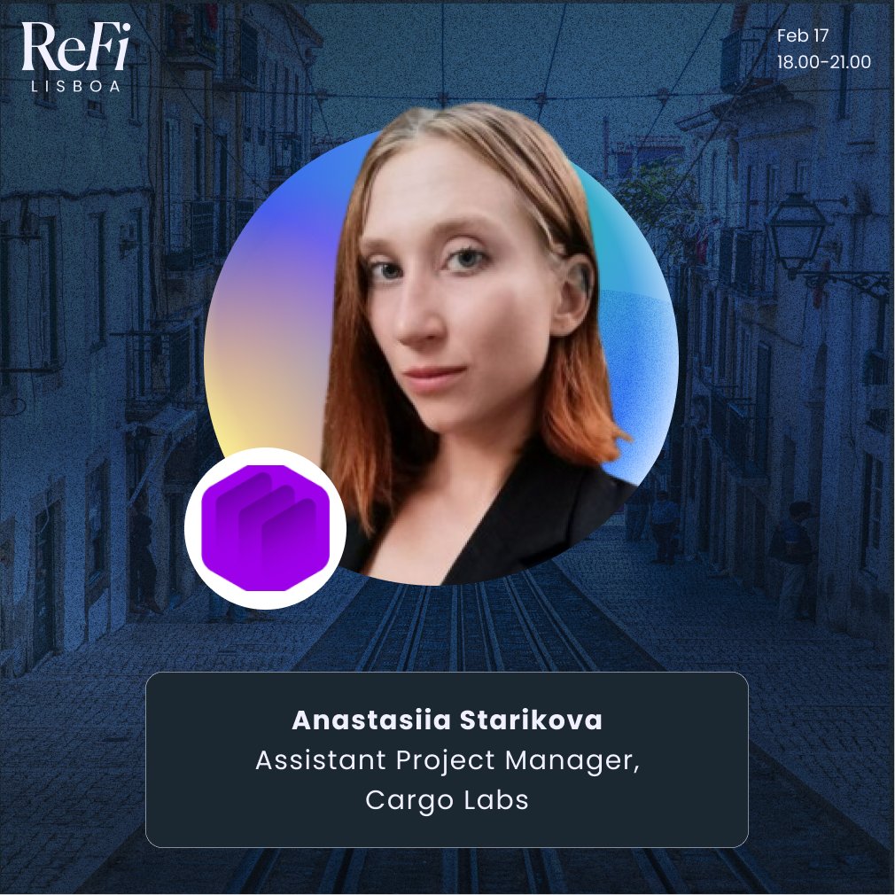 ReFiLisboa's tweet photo. How can ReFi play a role when it comes to the Carbon Market? 🤯

Anastasiia Starikova, Assistant Project Manager at @cargoprotocol will be talking about just this and plenty more on February 17th!

Not to be missed 👀

Apply to attend 👉🏼 https://t.co/z5KULE1adJ https://t.co/0L8Ze7MuzL