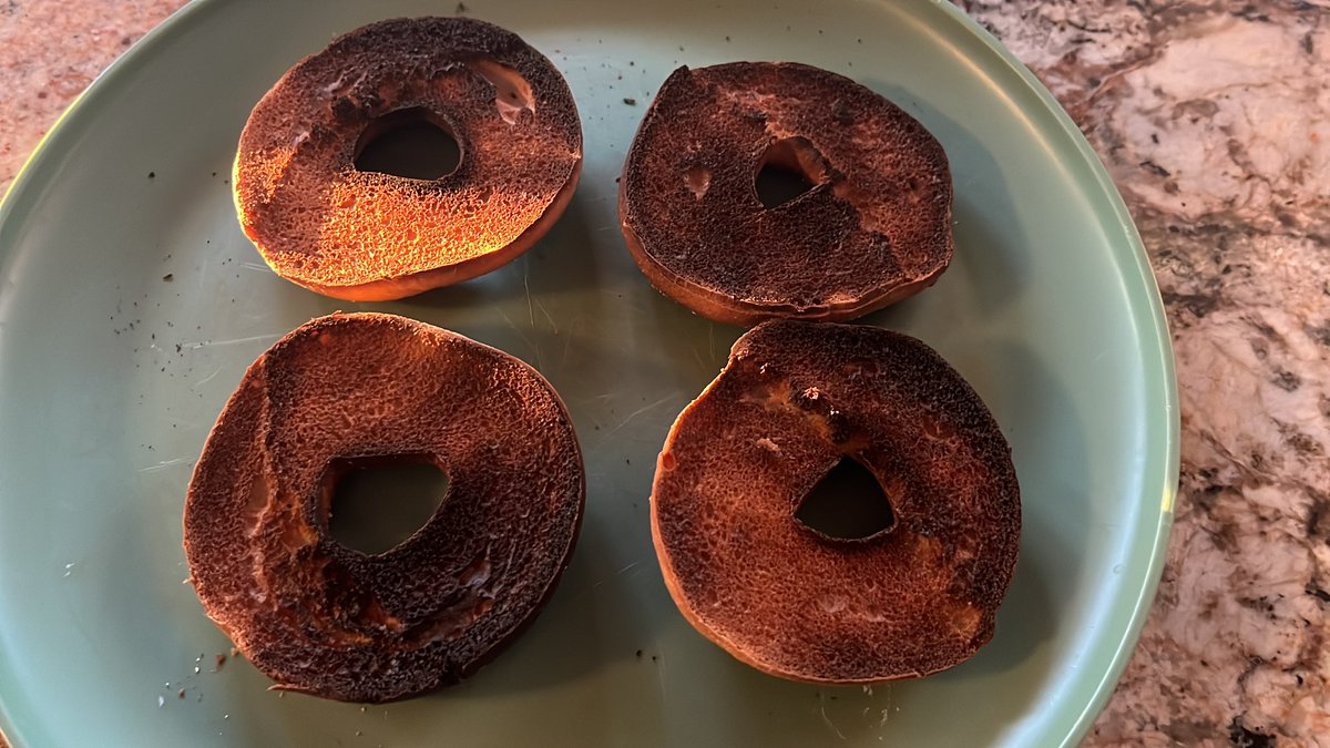 JRoushEcon's tweet photo. Of all the things to be bad at, using a toaster should not be one of them! Everywhere DAMN time! https://t.co/K9QPz1TVEM