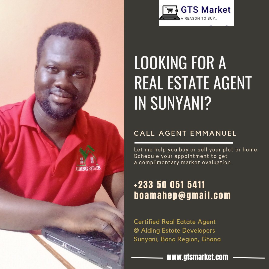 Onyansafo's tweet photo. Meet Emmanuel Preko Boamah, a certified real estate agent at Aiding Estate Developers in Sunyani. With 4+ years of experience in buying, selling & protecting plots and houses, let's connect to make your real estate journey a success! #RealEstateExpert #LandLitigation https://t.co/NxXmQBz0em