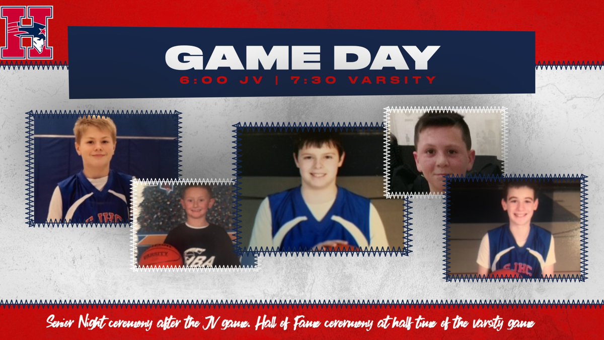 Join us tonight for senior night and the hall of fame induction ceremony.