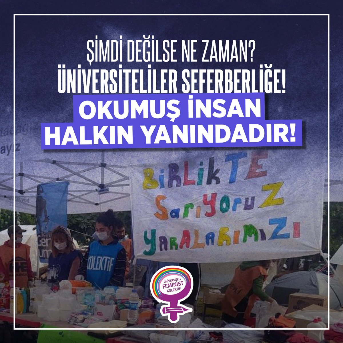 feministkolektf's tweet photo. Sıra arkadaşlarımıza çağrımızdır!

Haydi birlikte yarını inşa etmeye!
#OkumuşİnsanHalkınYanındadır https://t.co/JWmJwY533u