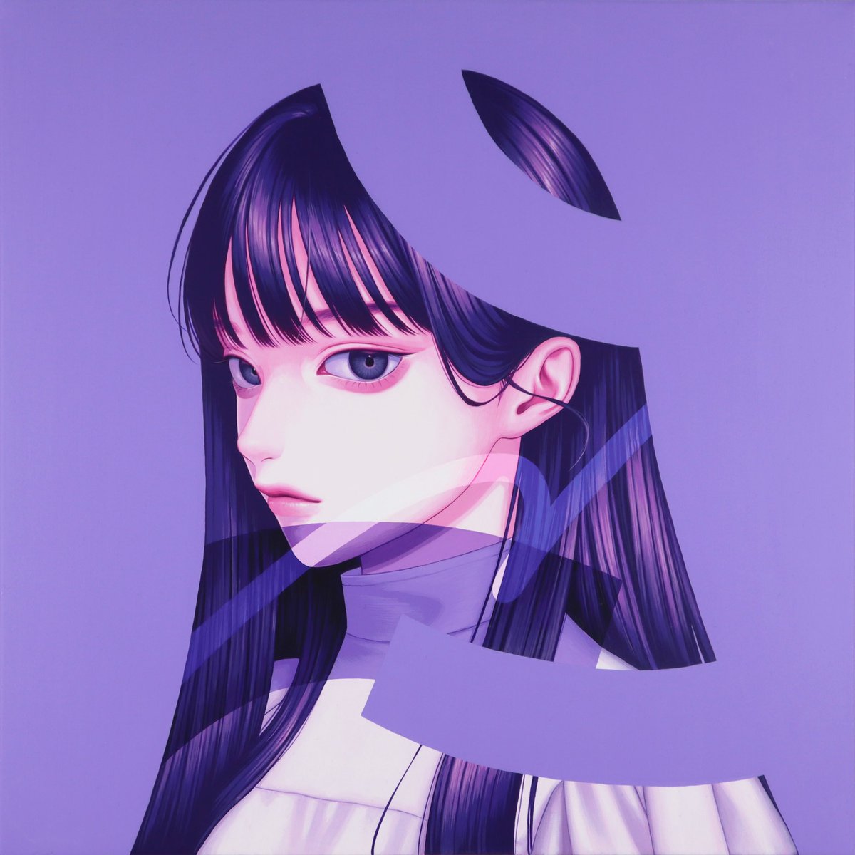 「キャンバスにアクリル絵の具 」|紺野真弓 Mayumi Konnoのイラスト