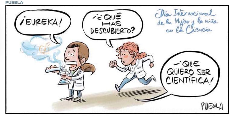Investenisciii's tweet photo. #DiaMujerYNiñaEnCiencia #11feb
¡Mamá, quiero ser #científica!
@PUEBLAdibujante
#YosoyCientificaInnovadora #soycientifica #quierosercientifica #11febrero #mujeryninaenlaciencia #mujeryciencia #cientificas https://t.co/EyxRhMqmQM