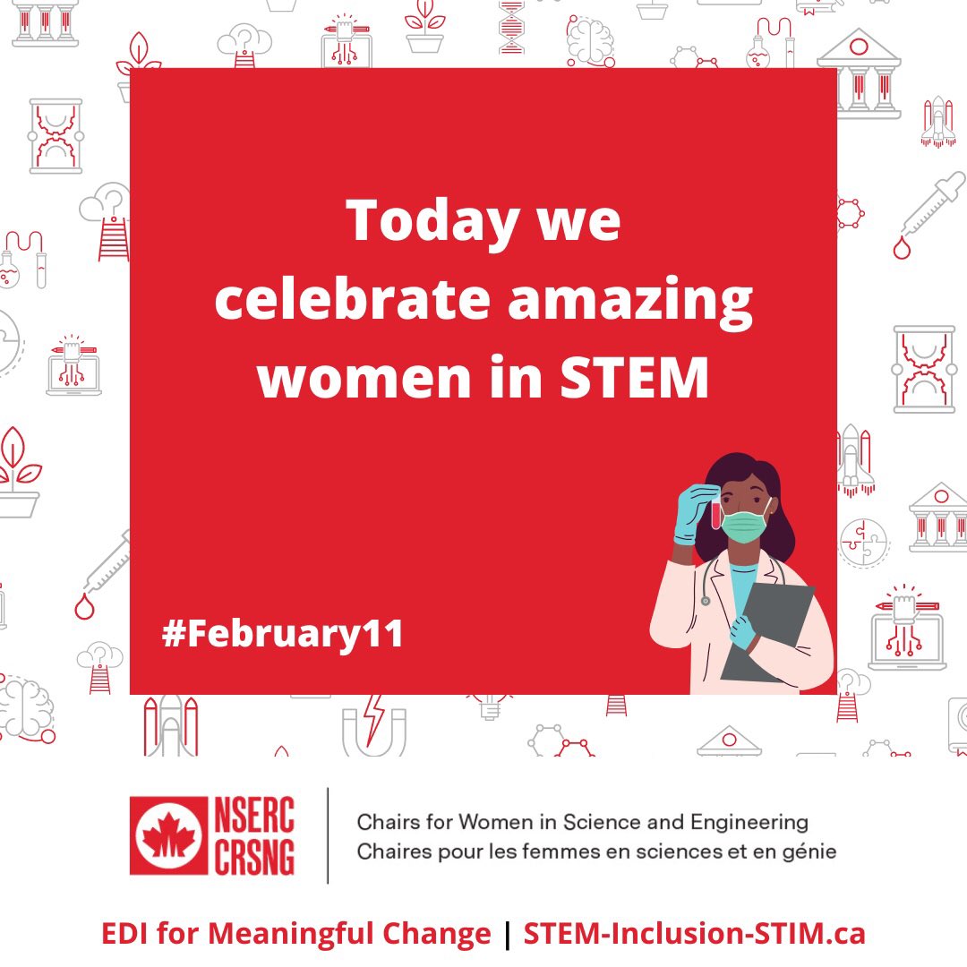 Dr. Tamara Franz-Odendaal, PhD., MSc.🇨🇦🇿🇦 (@franzodendaal) on Twitter photo On this #February11 I, along with my <a href="/NSERC_CRSNG/">NSERC / CRSNG</a> CWSE collegues, wish to acknowledge 5 #womeninSTEM who work tirelessly to make the world a better place <a href="/WidowWeb/">Maydianne Andrade</a> <a href="/lamsciworld/">Loydie</a> <a href="/bajanjules27/">Juliet Daniel</a> <a href="/ImogenRCoePhD/">Dr. Imogen R. Coe</a> @stmacqua
share and tag 5 other women in science who inspire you On this #February11 I, along with my <a href="/NSERC_CRSNG/">NSERC / CRSNG</a> CWSE collegues, wish to acknowledge 5 #womeninSTEM who work tirelessly to make the world a better place <a href="/WidowWeb/">Maydianne Andrade</a> <a href="/lamsciworld/">Loydie</a> <a href="/bajanjules27/">Juliet Daniel</a> <a href="/ImogenRCoePhD/">Dr. Imogen R. Coe</a> @stmacqua
share and tag 5 other women in science who inspire you