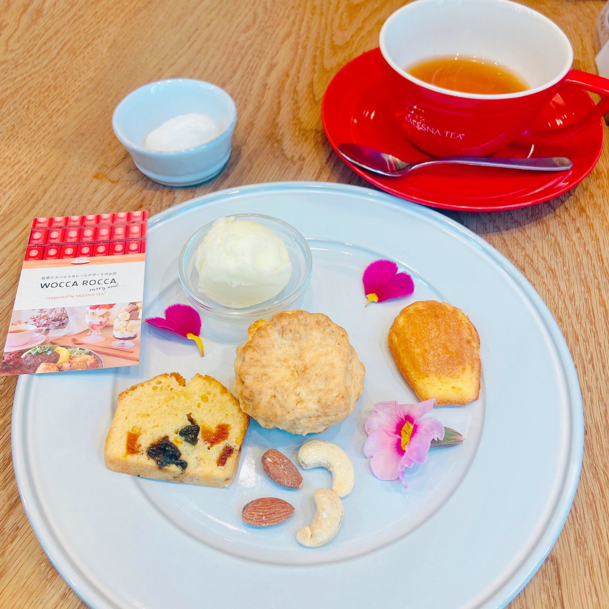 yujun1913's tweet photo. ランチもお茶タイムも楽しかった❤️
ランチのチキンはパリパリ😋
紅茶も美味しかった❤️わんこティーでちょっと笑けたけど🤣
いっぱい話せて、あ〜楽しかった♫
また遊んでね♡♡♡ https://t.co/HmenIsfsXp