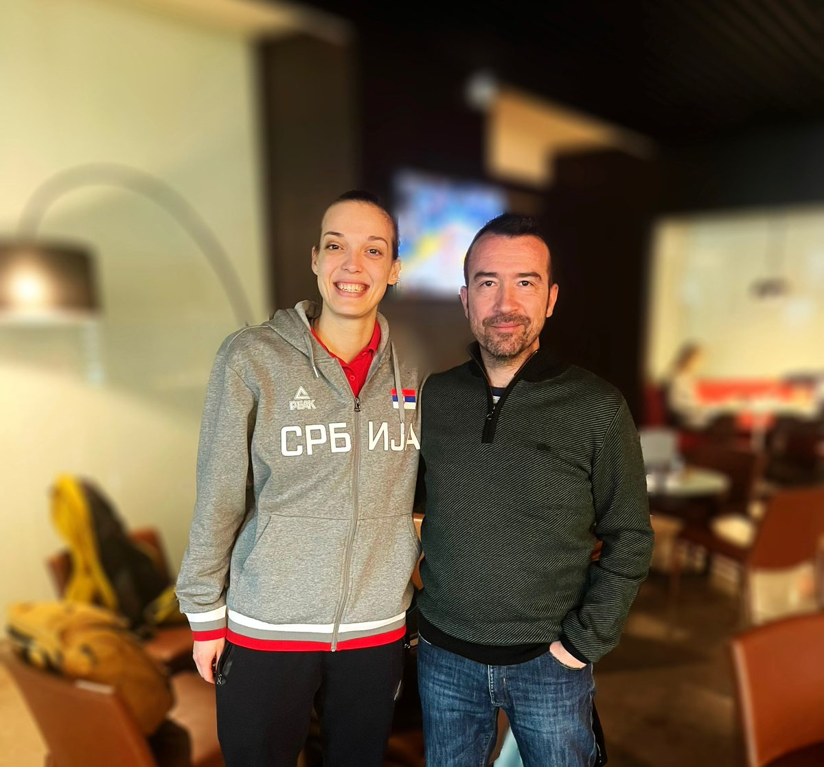 koyersport's tweet photo. Always great to catch up with the super @KTopuzovic 🙌

#KoyerSport FAM 💪

#EuroBasketWomen https://t.co/2DieJ6OEP1