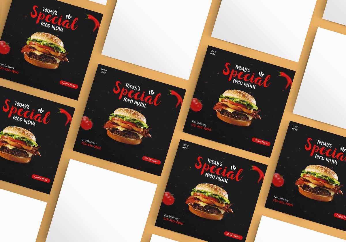 Burger Social Media Post created by @amr_designss  

#PSLAnthem #graphicdesigner #design #socialmedia #instagram #content #help #socialadvertising #advertisingdesign