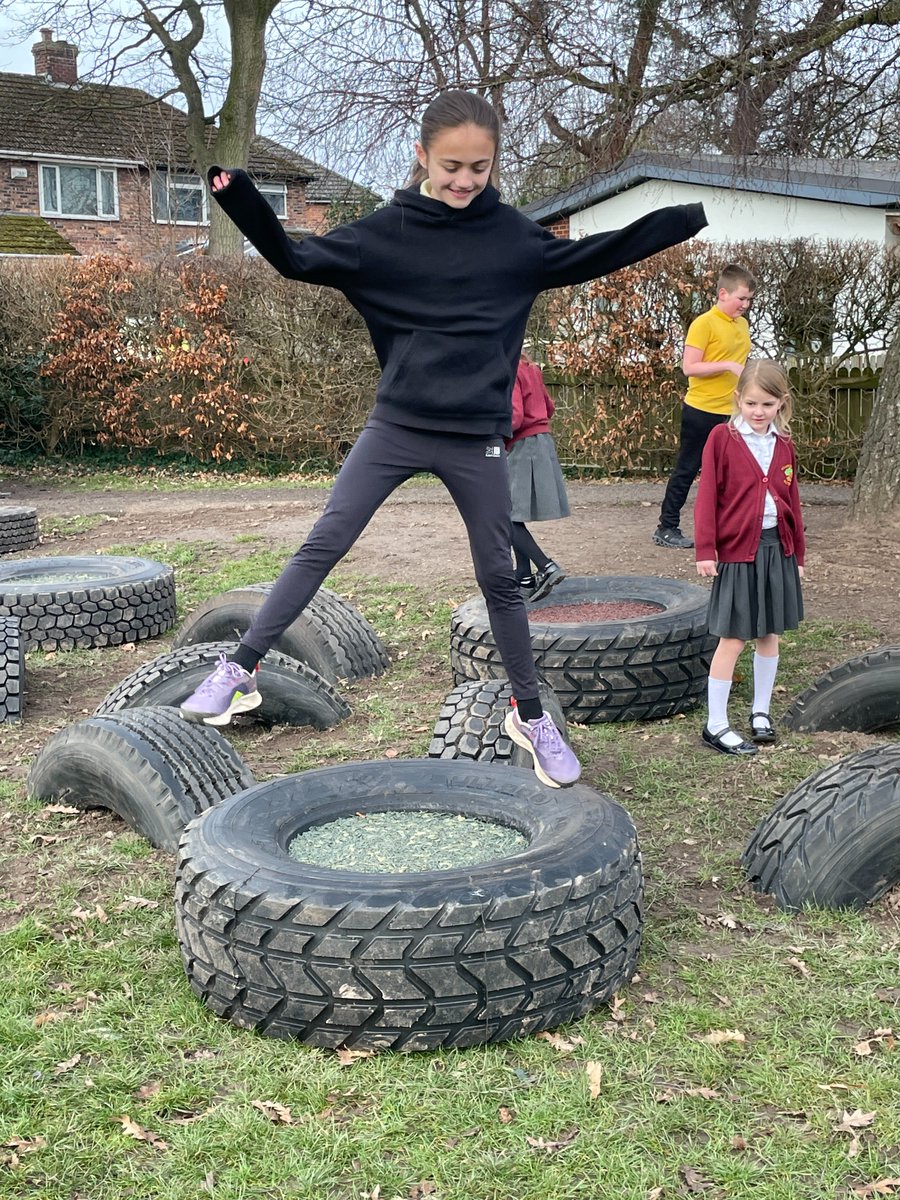 StantonRdPTA's tweet photo. 🤩 Our new tyre park 🤩

Thanks to the school council for 'thinking big' and all the parents who have supported our fundraising events over the last 2 years - without you, none of this would have been possible ❤️❤️
@stantonroadps @OakTreesMAT https://t.co/bqbJY0kPH9