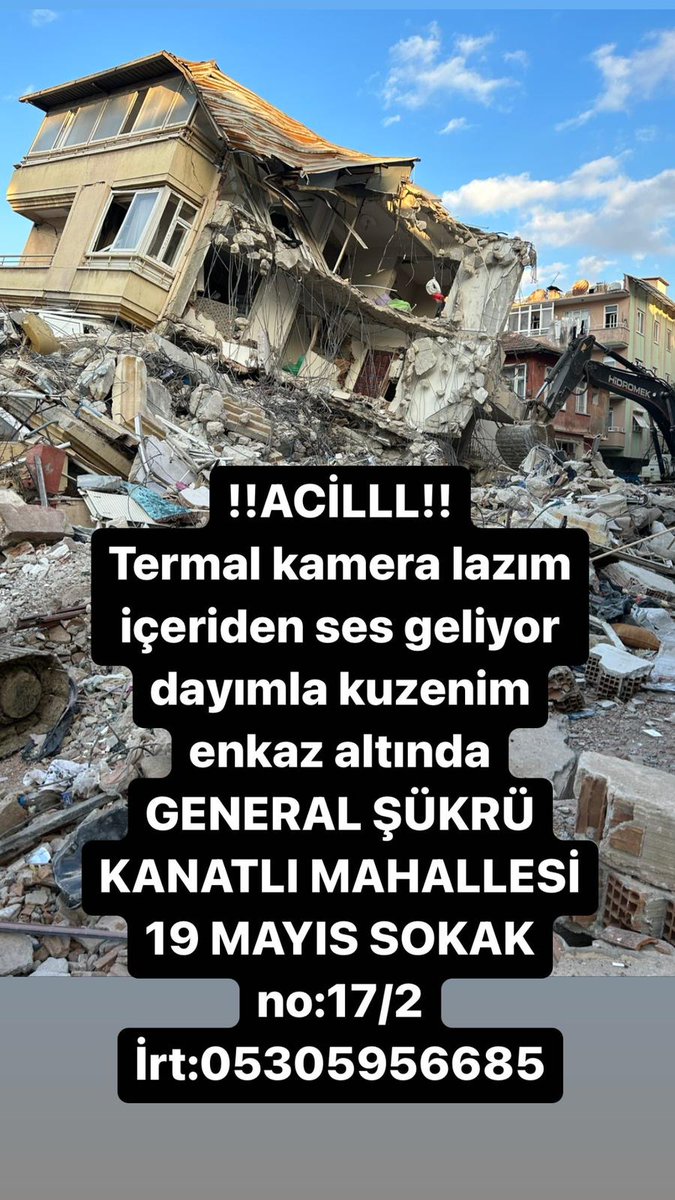 osmancasun's tweet photo. @yagosabuncuoglu BİR MUCİZE DAHA OLABİLİR HATAY/ANTAKYA LÜTFEN YAYALIM https://t.co/BL6iS48yrx