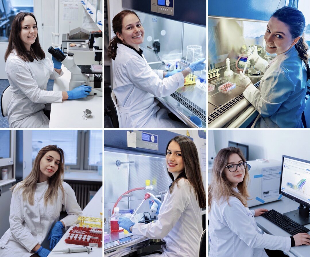 Happy International #WomenAndGirlsInScienceDay 👩🏽‍🔬🧪🧫🧬🦠 
Our lab is blessed with so many talented and bright women scientists who do a great job every single day in and outside the lab 👏🏻 <a href="/CiliaLourdes/">Cilia Abad</a> @RKarahoda <a href="/HorackovaHana/">Hana Horackova</a> <a href="/TetianaSynova/">Tetiana Synova</a> ✨💕 #WomenInSTEM