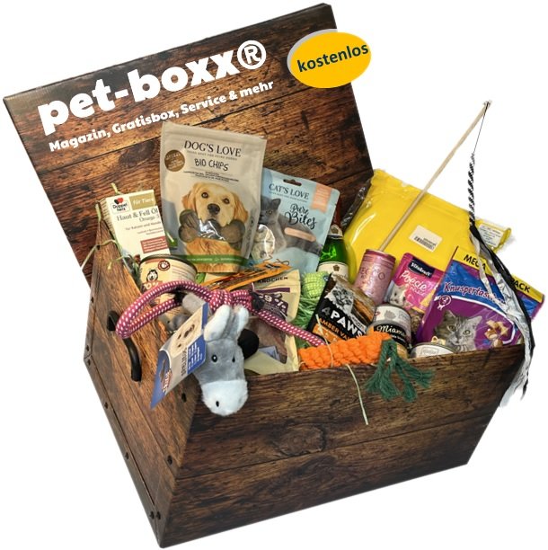 Ihr Lieben! Schaut mal, was ich entdeckt habe: Es gibt eine kostenlose Überraschungs-Box für Tierfreunde: <a href="/petboxx/">pet-boxx</a> mit gratis Futter, Spielsachen, Überraschungen &amp; mehr! 😺🐈🐶 Außerdem erfahrt Ihr auf der Plattform Nützliches für Eure Fellnasen ➡️ pet-boxx.de