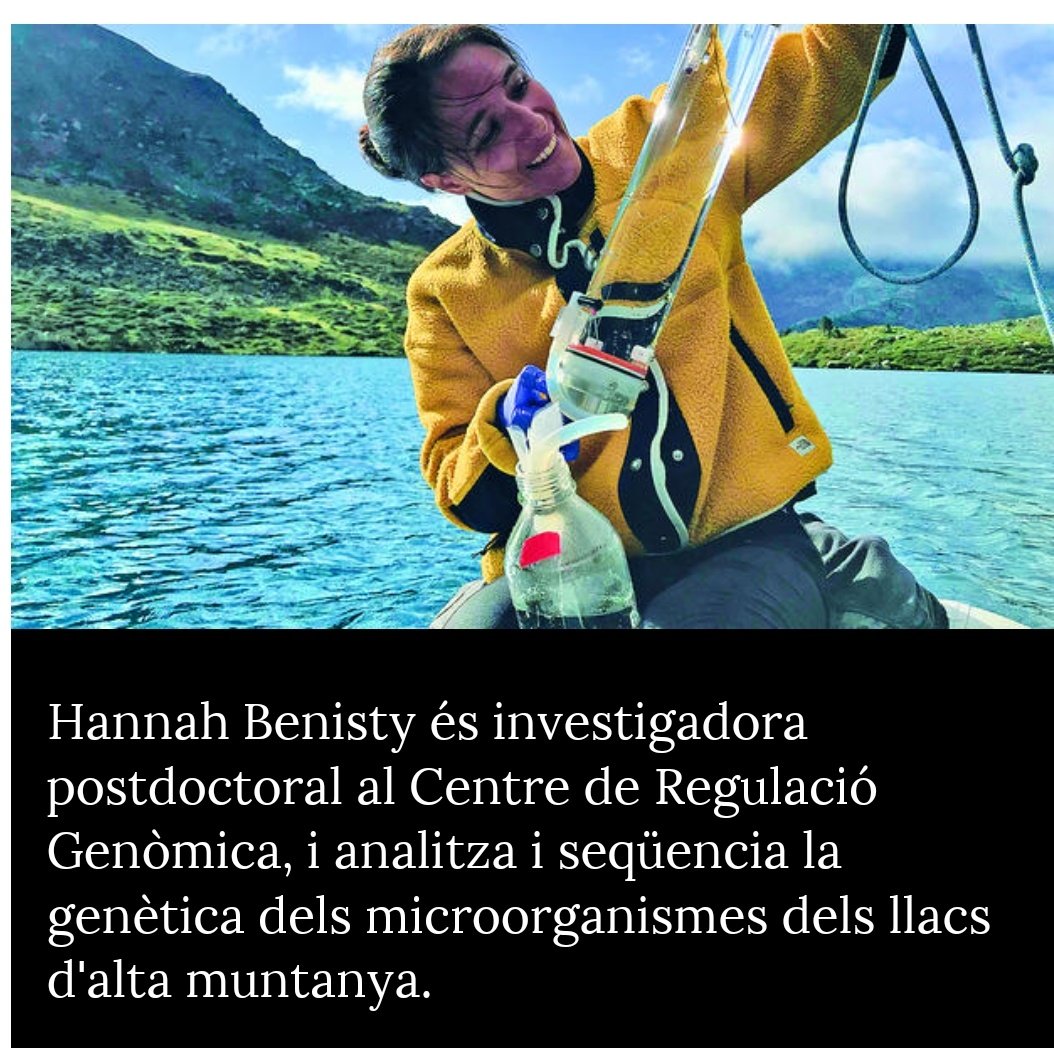 Ángeles Sánchez-Elvira Paniagua (@asanchezelvira) on Twitter photo Enhorabuena <a href="/Hannah_Benisty/">Hannah Benisty</a> en este día de la mujer y niña en la ciencia y muchos éxitos en el proyecto <a href="/Andorra_RI/">Andorra Recerca + Innovació</a> <a href="/CRGenomica/">Centre for Genomic Regulation (CRG)</a>! De los lagos al lab, qué buena experiencia! Enhorabuena <a href="/Hannah_Benisty/">Hannah Benisty</a> en este día de la mujer y niña en la ciencia y muchos éxitos en el proyecto <a href="/Andorra_RI/">Andorra Recerca + Innovació</a> <a href="/CRGenomica/">Centre for Genomic Regulation (CRG)</a>! De los lagos al lab, qué buena experiencia!