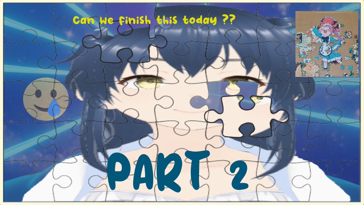 Yumeru_Castella's tweet photo. We are back again, aiming to complete this puzzle :') We are starting at 12AM so watch me suffer in like 5 hours +

Waiting Room : https://t.co/JvRtcbJhj1

#ENVtuber #Vtuber #SGVtuber #YumeruLive #VTuberUprising #VtuberSupport https://t.co/ODEKMY9CTa