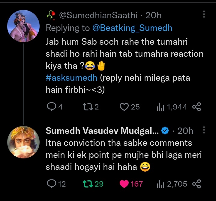 SumedhHeartbeat's tweet photo. [Part 9]

#AskSumedh • #SumedhMudgalkar https://t.co/KhjzVyVEVD