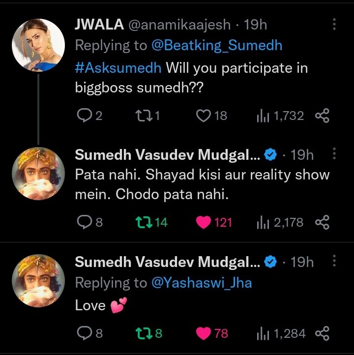 SumedhHeartbeat's tweet photo. [Part 11] 

#AskSumedh • #SumedhMudgalkar https://t.co/LtujPuC5HN