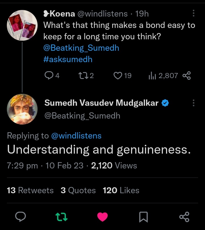 SumedhHeartbeat's tweet photo. [Part 12] 

#AskSumedh • #SumedhMudgalkar https://t.co/xngbo4KCBf