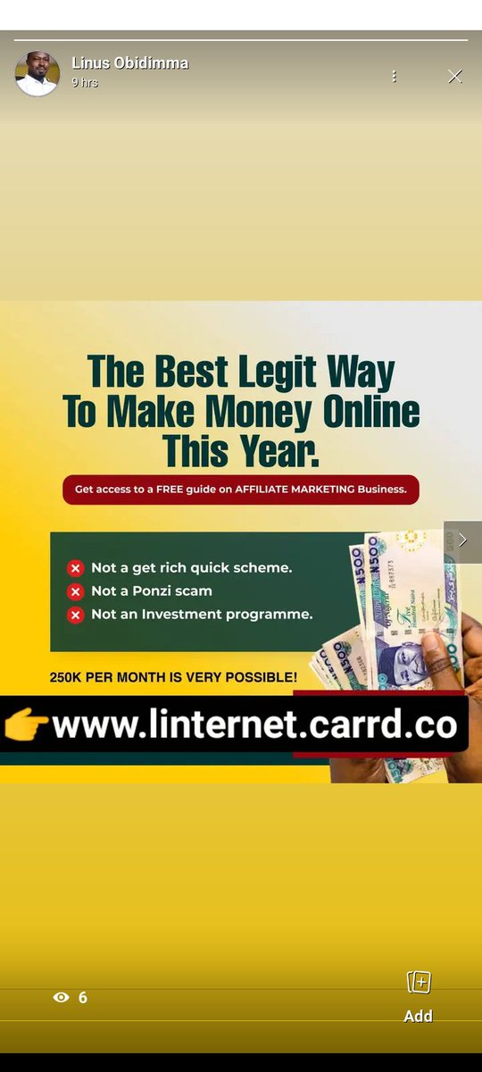 LinusObidimma's tweet photo. I never knew Affliate marketing is as simple as ABC until I purchased Affliate Beginners Course (ABC) which broke the whole marketing strategies down. Thanks to the course creator and to @Expertnaire https://t.co/R7WkbL2i0G