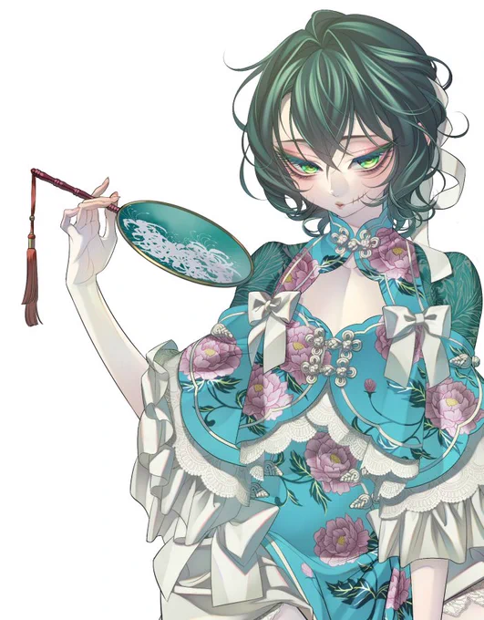 コミッションで美少女ちゃん描きました 