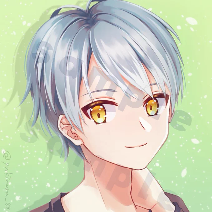 ご依頼にてアイコン描かせていただきました少し年齢高めなお兄さん髪の色にこだわりました#有償依頼受付中 #有償依頼募集中 