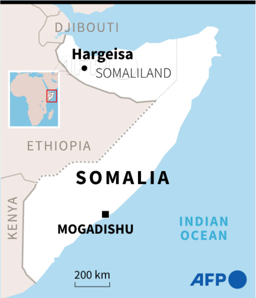 AFP's tweet photo. Soldiers in Somaliland, which claimed independence from Somalia since 1991, were attacked on Saturday by militia, state television reported, despite a ceasefire imposed after heavy fighting earlier this week in the breakaway state.
Full story: https://t.co/rnfM751jz2
#AFPgraphics https://t.co/vJ5WTmmi3T