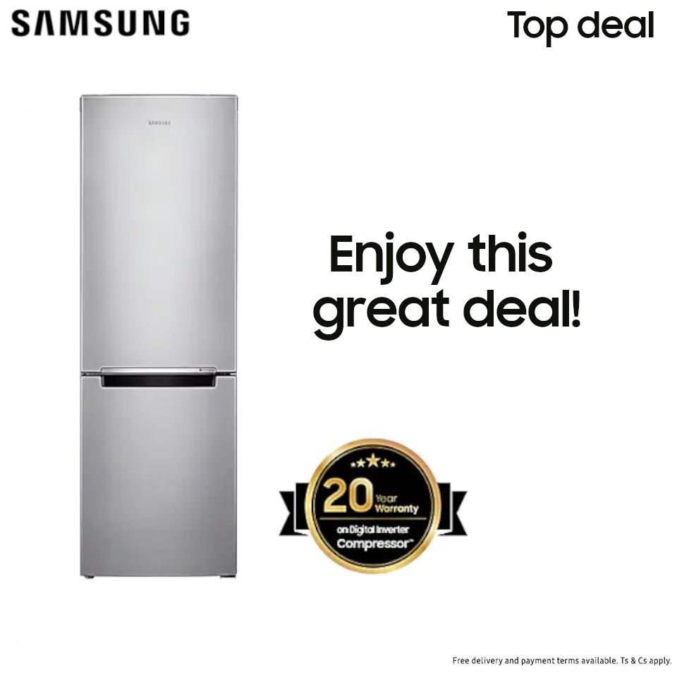 SamsungSA's tweet photo. Enjoy it more, because you can organize it better, and get this great deal on the 328l, #BottomFreezer with cool pack.
Check out the great offer, here: https://t.co/95Dyweo3mf
Free delivery and payment terms available.
Ts & Cs apply. https://t.co/MPV96IVeYA