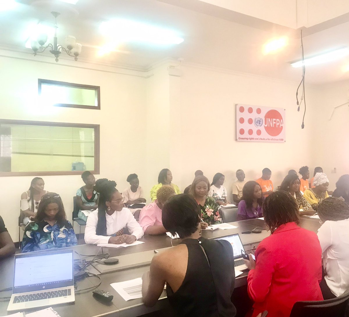 EmiliaBucha's tweet photo. Happy to have represented my association at the round table discussion on #femalegenitalmutilation on the occasion of the international day on FGM organized by @UNFPACameroon   It’s an act to denounce bitterly. @minfopra_gov @RoffCameroon @UKinCameroon https://t.co/MnQxcYL5B6
