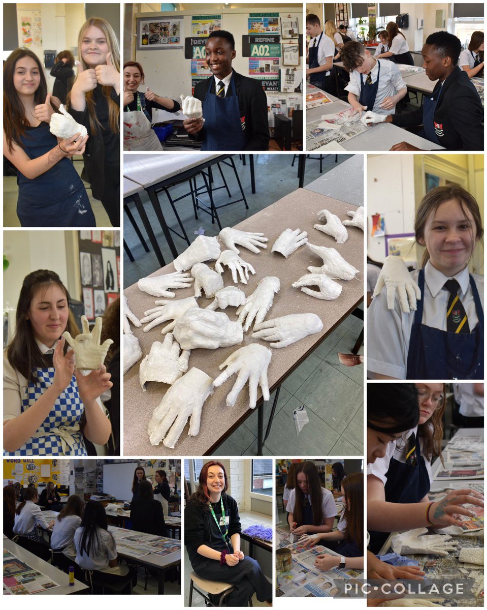 BedfordArts's tweet photo. It was our last day with our artist in residence yesterday. Our students have loved working with artist Ella Jones. Thank you to @wiganSTEAM for giving our students this opportunity. @Artsmarkaward @ArtsAward @JanetMadden13 @BedfordArts https://t.co/erfnITr07W