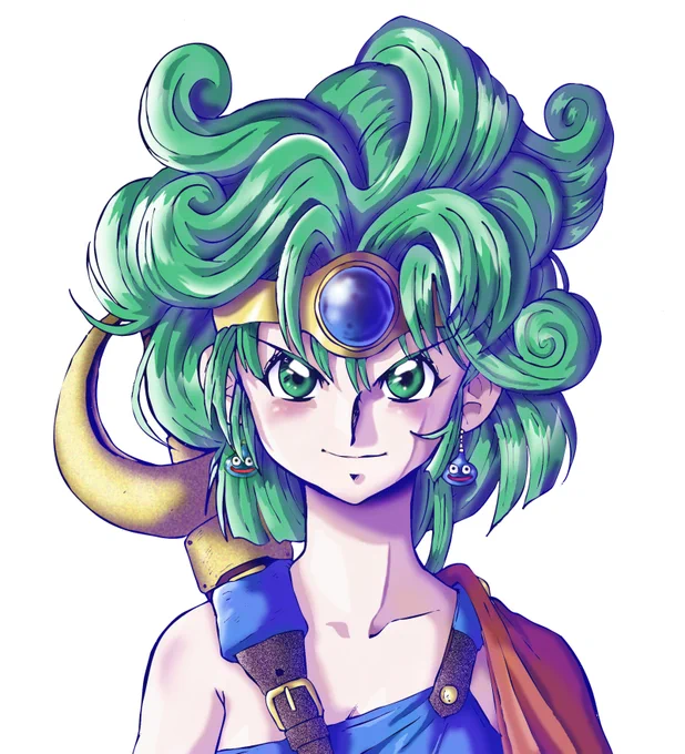 #ドラクエ4祝33周年  実は今DQ4女勇者ちゃんの新作絵描いてます…が 記念日に間に合わないかもしれないので例年どおり過去絵でお茶を濁しておくわよw4枚目はFC版プレイ当時に描いたやつ(恥ずかしwww 