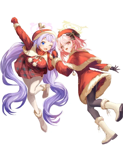 #ブルアカ  クリスマスに向けて準備してた残骸 